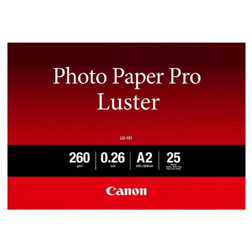 Canon LU-101 PRO-Fotopapier Luster A2, 25 Blatt 260g/m&amp;sup2; Slike