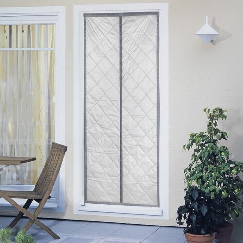 Maximex Siva/u srebrnoj boji termo izolacijska zavjesa za vrata 90x200 cm &amp;ndash; Slike