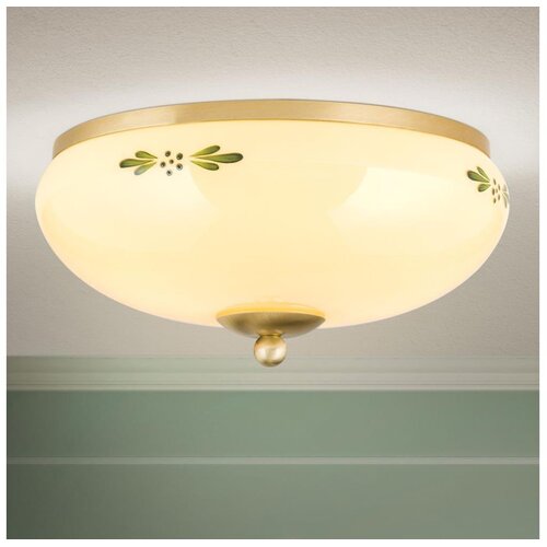 Orion dl 7-673 - plafonska svetiljka landhaus 2xE27/60W/230V prečnik 28 cm mesing/bež Cene