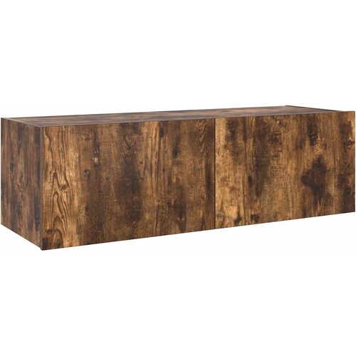  Zidni TV ormarić s LED svjetlima boja hrasta 100 x 35 x 31 cm Slike