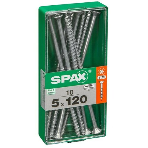 SPAX Univerzalni vijak T-Star plus (Ø x Do: 5 x 120 mm, Površina WIROX, T-Star plus, 10 kos) Cene