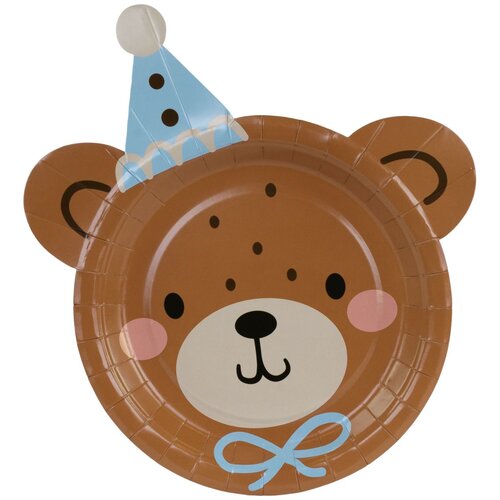 PARTY DECO krožniki teddy bear, 21x23 cm Cene