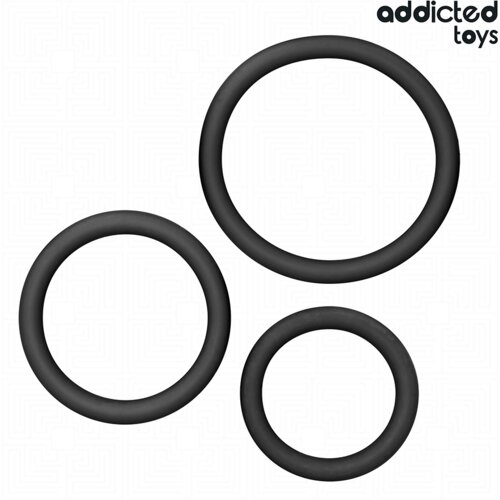 Addicted Toys Cock Komplet Erekcijskih ObroČkov Addicted Toys Ii Slike