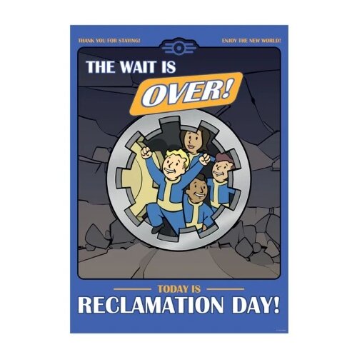 Fanattik Fallout Reclamation Day A3 Art Print ( 070960 ) Slike