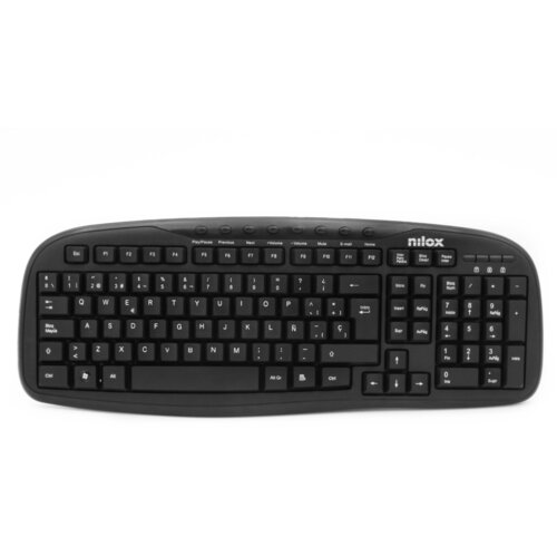 Nilox Black Multimedia tipkovnica, (21019556) Cene