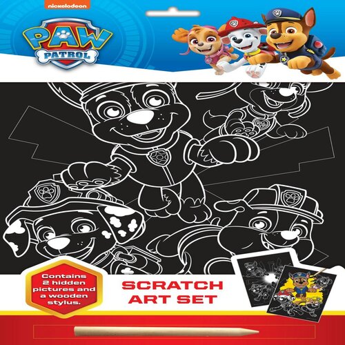 Paw Patrol scratch art set Slike
