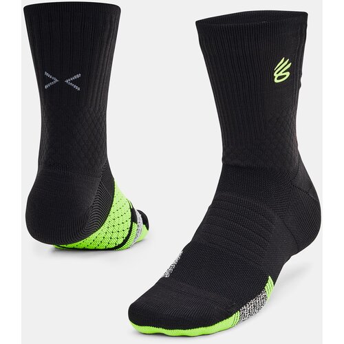 Under Armour Unisex socks Curry UA AD Playmaker 1p Mid-BLK - unisex Cene