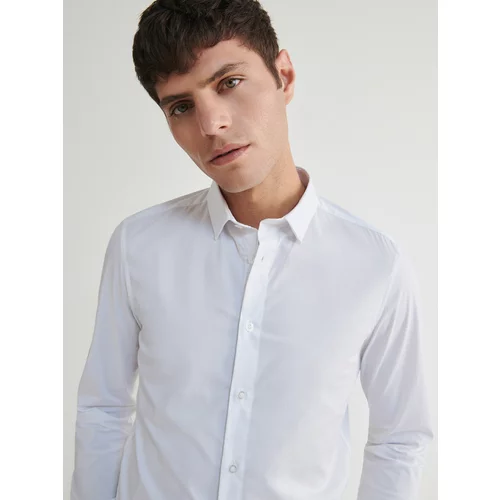 Reserved - Slim fit košulja - bijela