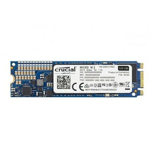 Crucial SSD 525GB MX300 M.2 Type 2280, CT525MX300SSD4 Slike