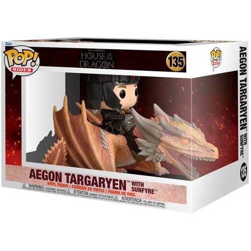Funko Bobble Figure Rides - House of the Dragon POP! - Aegon Targaryen With Sunfyre #135 Cene