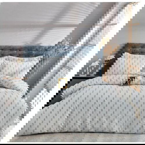 Mila Home Kremno bela bombažna podaljšana posteljnina za zakonsko posteljo 200x220 cm – Cene