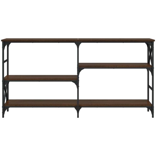 vidaXL Konzolni stol smeđa boja hrasta 150x29x76 5cm konstruirano drvo Cene