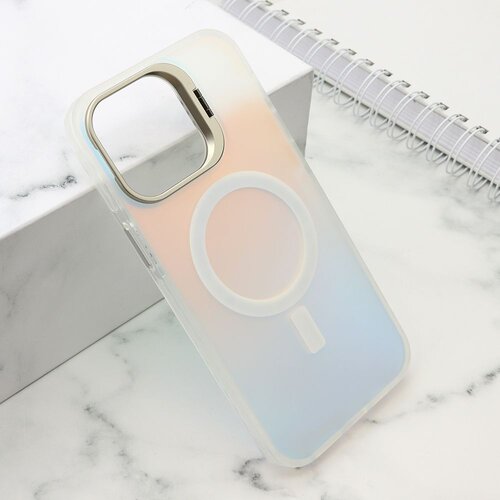 Maska shine magsafe za iphone 15 pro max/ bela Slike
