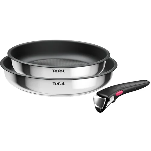 Tefal Tave u setu 2 kom s neprijanjajućom površinom/s uklonjivom ručkom od nehrđajućeg čelika ø 26 cm INGENIO Cook Eat L8813S75 –