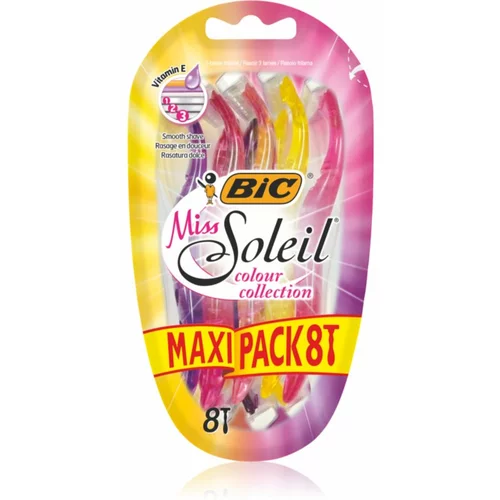 Bic Miss Soleil Color brivniki za enkratno uporabo za ženske 8 kos