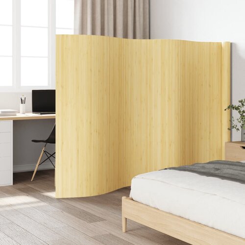 VidaXL Paravan svetlo naravne barve 165x600 cm bambus Slike