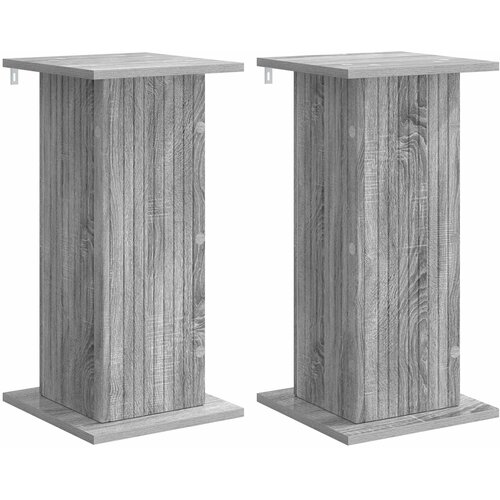  Stalak za biljke 2 pcs Siva sonoma 30,5 x 30 x 60,5 cm Slike