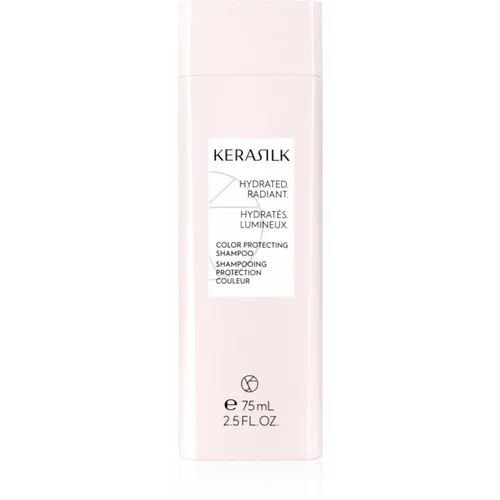Kerasilk Essentials Color Protecting Shampoo šampon za barvane, kemično obdelane lase in posvetljene lase 75 ml
