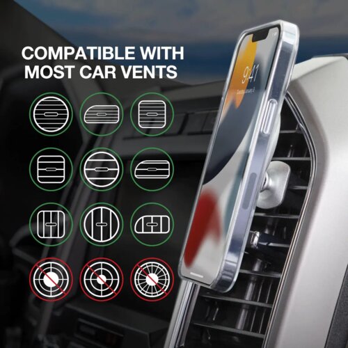 Scosche Elite 2 Vent Mount - Ventilacijski nosač u vozilu za MagSafe uređaje Slike