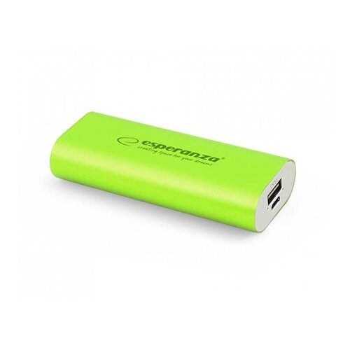 Powerbank ESPERANZA HADRON, 4400mAh, GREEN, EMP105G Slike