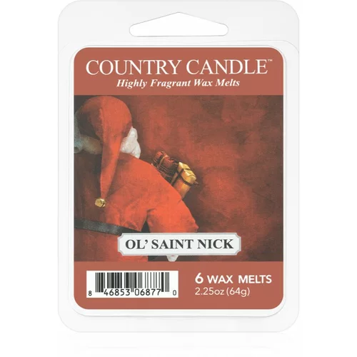 Country Candle Ol'Saint Nick vosek za aroma lučko 64 g