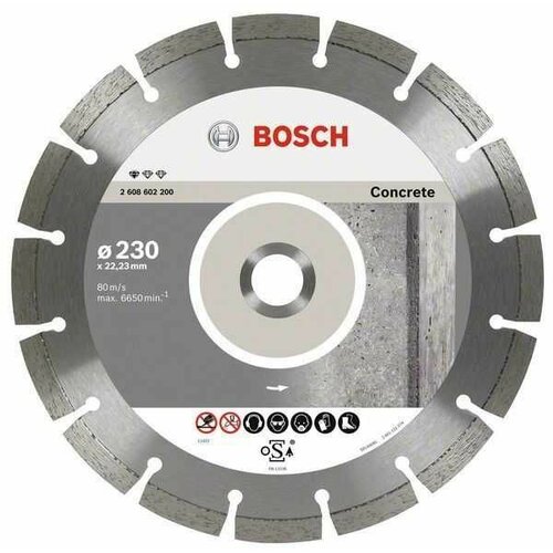 Bosch dijamantska rezna ploča standard for concrete 2608603243/ 230 x 22/23 x 2/3 x 10 mm Slike