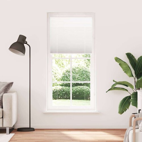 VidaXL Plisirana roleta bijela 95x200 cm &amp;scaron;irina tkanine 94,4 cm Slike