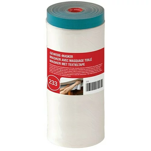 KIP Zaštitna ljepljiva traka Masker 233 (Valjak, 20 x 1,5 m, Jednostrano ljepljiva tekstilna traka)