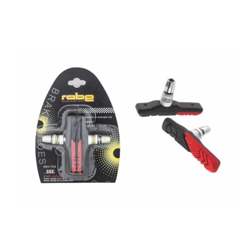 Rabe Pakne v-brake all weather 72mm crno crvene na imbus Slike