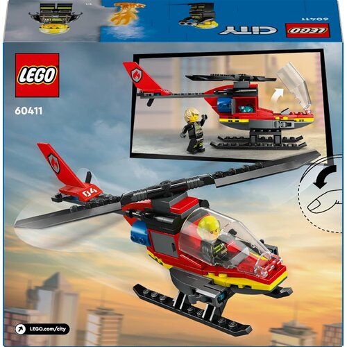 Lego City Gasilski re&scaron;evalni helikopter &scaron;tevilka 60411 Cene