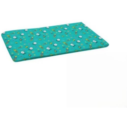 Misoko Vi&amp;scaron;ekratna prostirka za &amp;scaron;tence Pad Reusable, Rakete, Menta, 80 x 140 cm, 2 komada Slike