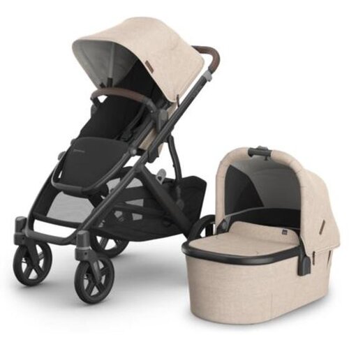 Uppababy otro&amp;scaron;ki voziček V3 Vista Liam 0303-VIS-EU-LIM Oat Melange Carbon Chestnut L. Slike