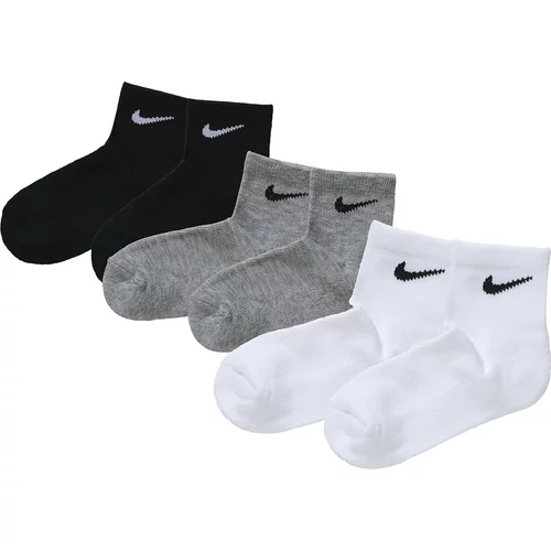 Nike Sportswear Nogavice 'Ankle' siva / črna / bela