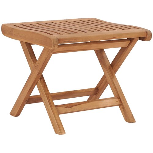 vidaXL Sklopivi oslonac za noge 46,5 x 49 x 41,5 cm masivna tikovina Cene