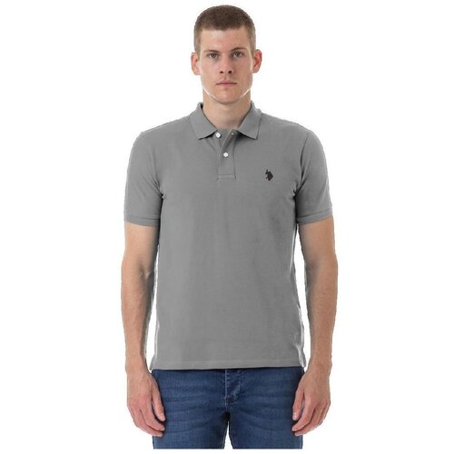 U.S. Polo Assn. Polo majice kratki rokavi Polo King 197 gris clair Siva Cene