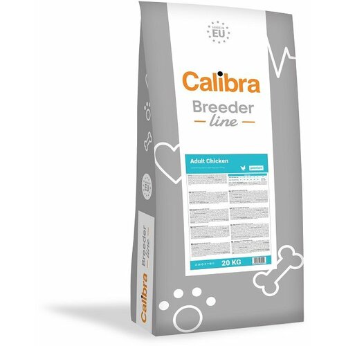 CALIBRA Dog Breeder Line Premium Adult Piletina, hrana za pse 20kg Slike