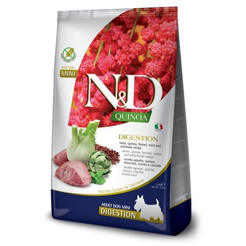 N&amp;amp;d Dijetetska hrana za pse Quinoa Digestion, Jagnjetina i Komorač, 2.5kg Slike