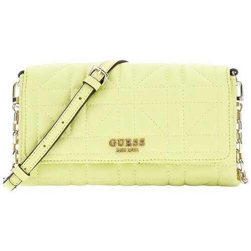 Guess Torbe za čez ramo ASSIA CROSSBODY FLAP ORGANIZER Rumena Cene