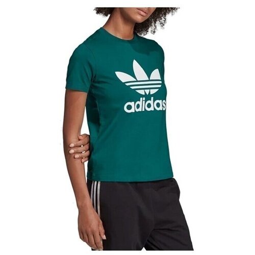 Adidas Majice s kratkimi rokavi Trefoil Tee Bela Slike