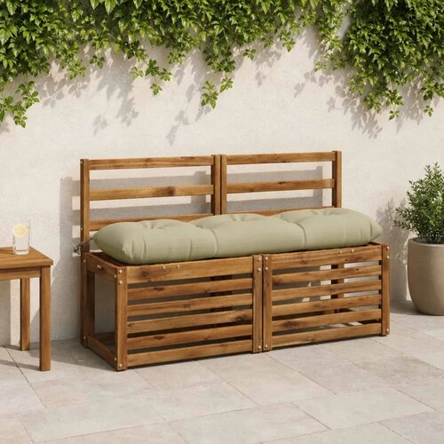  Jastučić za klupu VIANEN 100% poliester Svijetlo zelena - Svijetlo zelena 130 x 30 x 12 cm Cijene