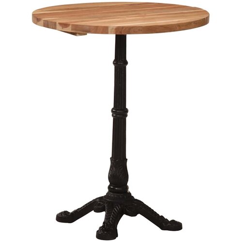 Bistro stolić &amp;Oslash; 60 x 76 cm od masivnog bagremovog drva Slike