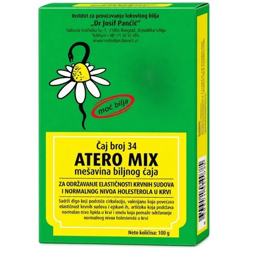 JOSIF PANČIĆ Čaj za krvne sudove i holesterol Atero mix, 100 g Slike