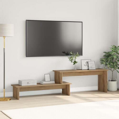 VidaXL TV ormar hrast artisan 180 x 30 x 43 cm Konstruirano drvo Slike