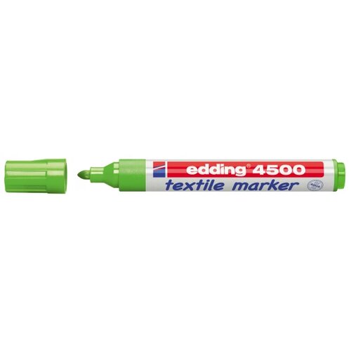 Edding vodootporni marker t-shirt E-4500 2-3mm svetlo zelena Slike
