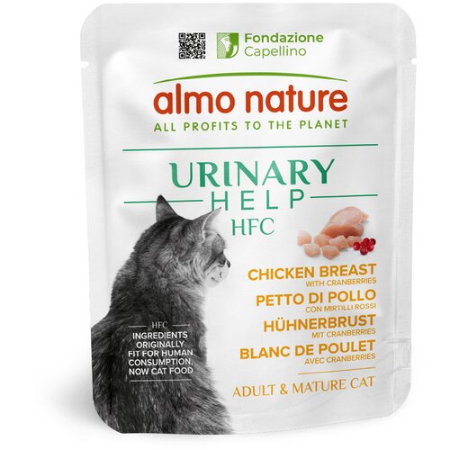  Ekonomično pakiranje Almo Nature HFC Urinary Help 24 x 50 g - Pileća prsa s brusnicama Cijene