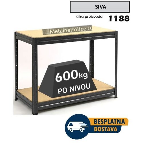  Polica Radna klupa 87x120x60cm, 2x600kg Cene