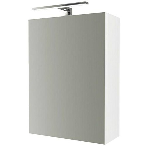 BADEN HAUS Omarica z ogledalom Aosta (60 x 45 x 18 cm, bela, LED) Cene