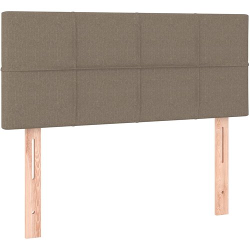  LED uzglavlje smeđesivo 90x5x78/88 cm od tkanine Slike