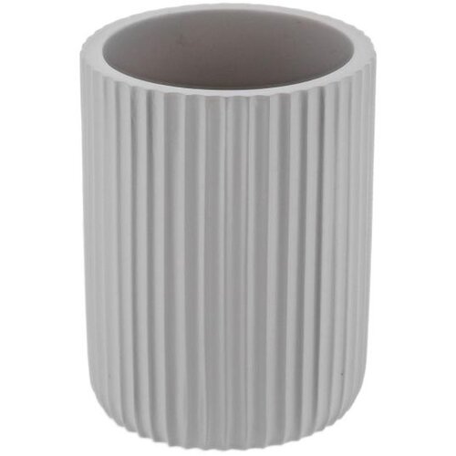 Tendance Ča&amp;scaron;a za četkice pruge polyresin svetlo siva Slike