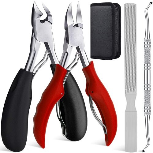 INF Set za pedikuro s pripomočkom za vraščen noht 4 delni Black, (21247620) Cene